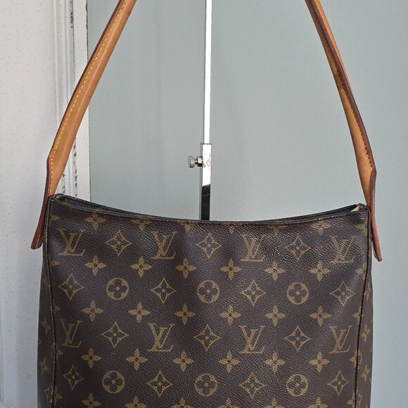 Looping GM Louis Vuitton Brown Monogram Shoulderbag - Picture 2 of 16